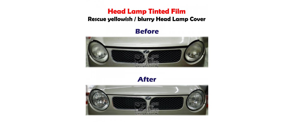 This is how to rescue aged head lamp cover